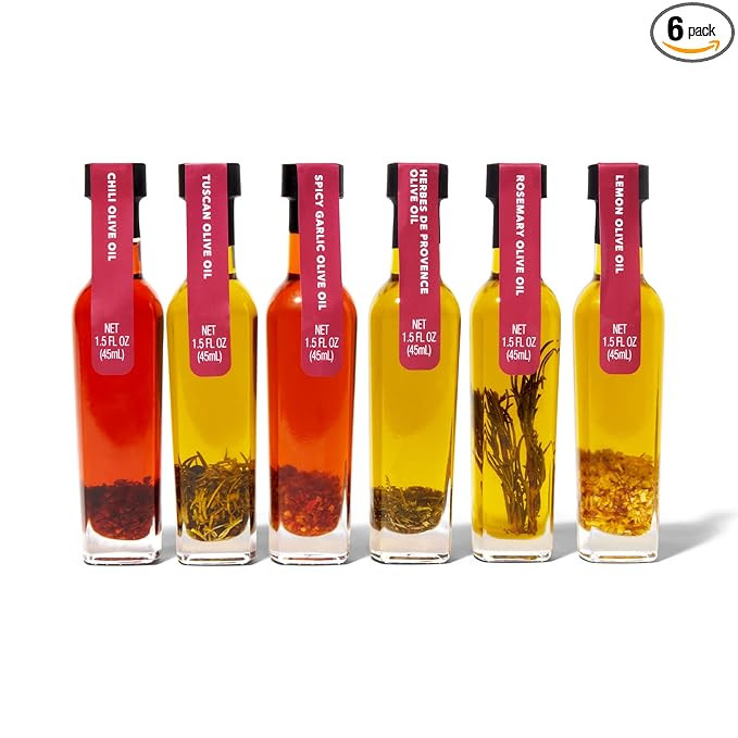 Thoughtfully Gourmet, Spice Infused Olive Oil Gift Set, Premium Extra-Virgin Olive Oil from Spain... | Amazon (US)