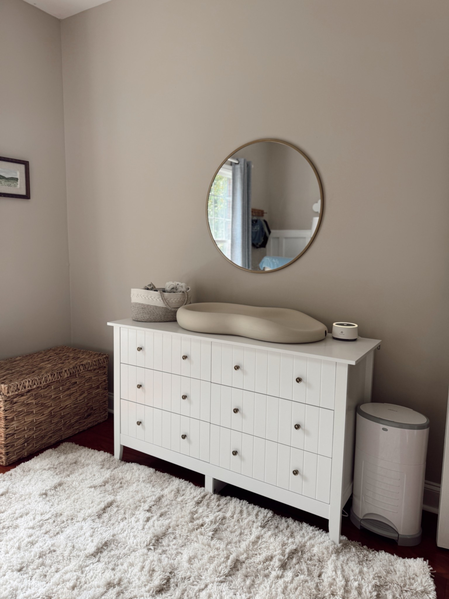 Nursery dresser and changing pad




#LTKHome #LTKBaby