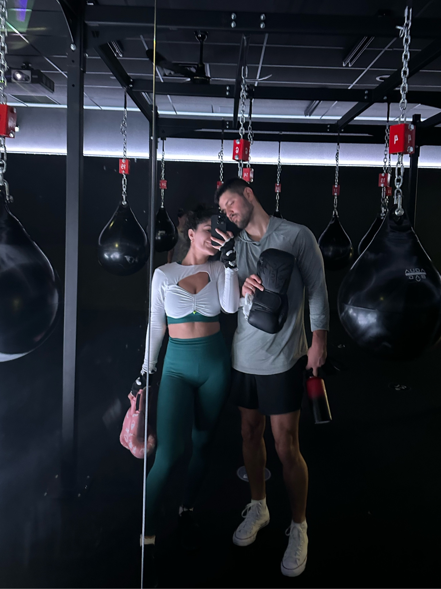 ready to rumble 🥊 workout outfits, workout set, long sleeve workout set, amazon outfit 