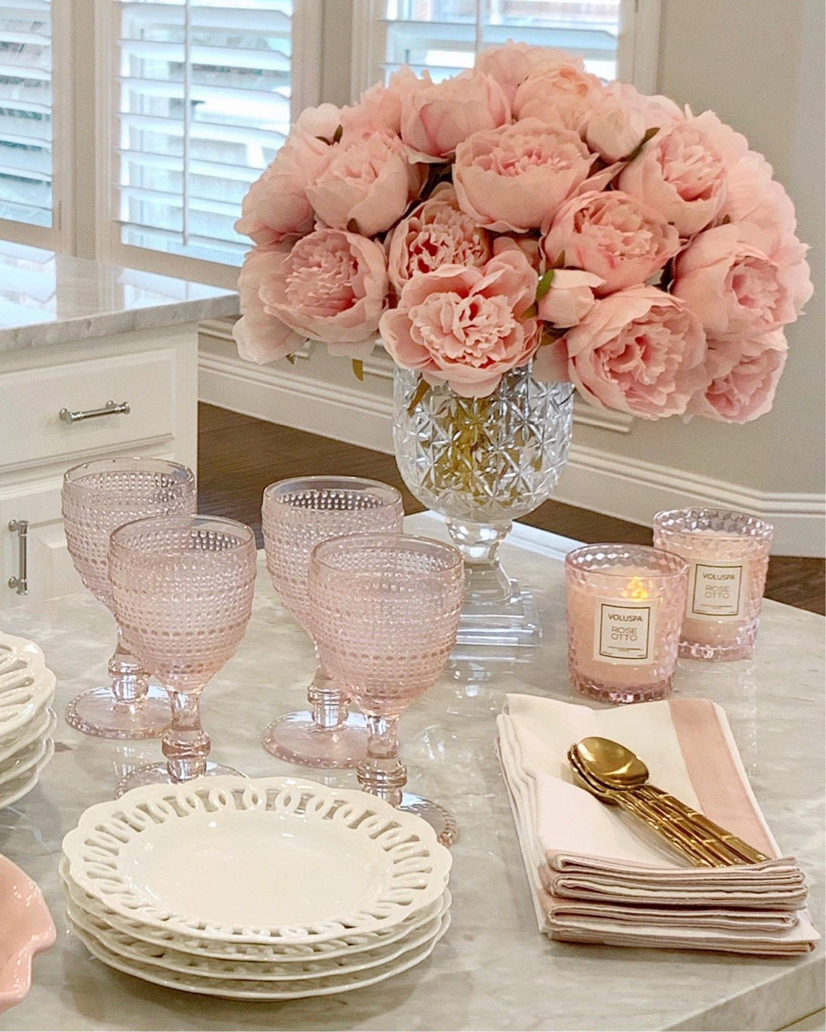 If you missed out on this footed glass vase in 2018, be sure to grab the new fluted version linked below ✨