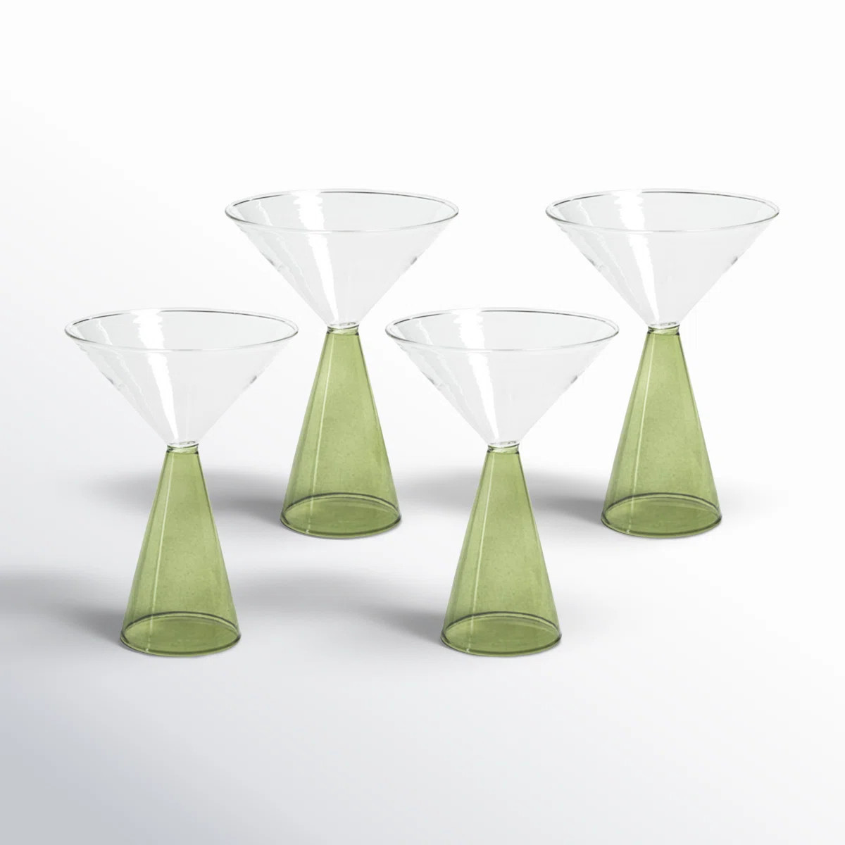 Monticello Martini Glasses, Set of 4 (Set of 4) | Wayfair North America