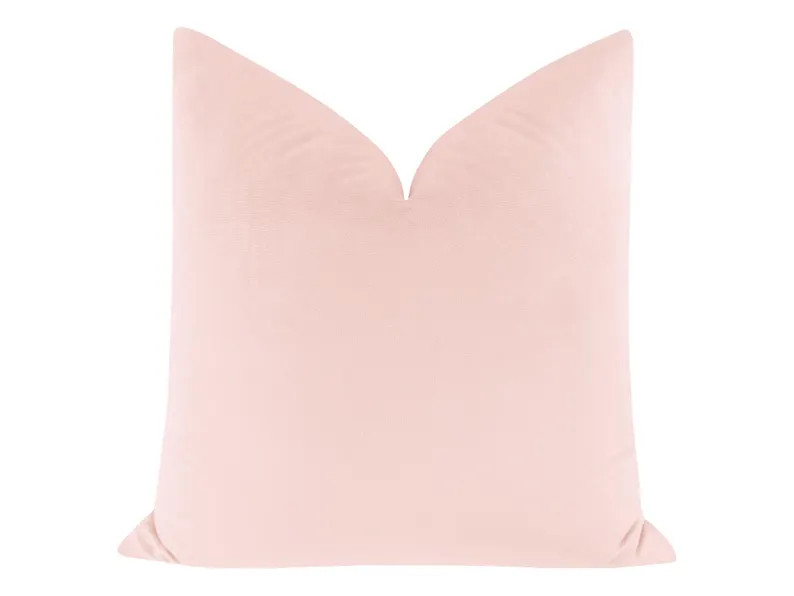 Melrose Velvet // Ballet Pillow | Pink Velvet Pillow | Pink Throw Pillow | Solid Pillow | - Etsy | Etsy (US)