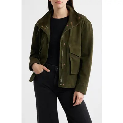 Bernardo Suede Bubble Jacket in Cognac at Nordstrom, Size X-Large | Nordstrom