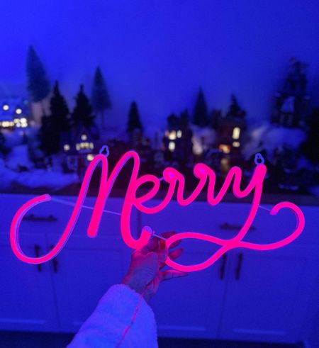 LED Neon Christmas light. Window display. Merry Christmas  

#LTKHoliday #LTKGiftGuide #LTKhome