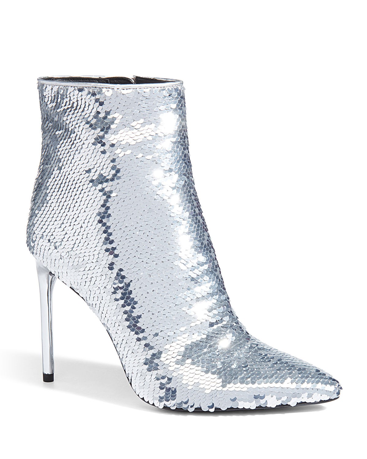 Alice + Olivia Celyn Sequined Ankle Booties | Neiman Marcus