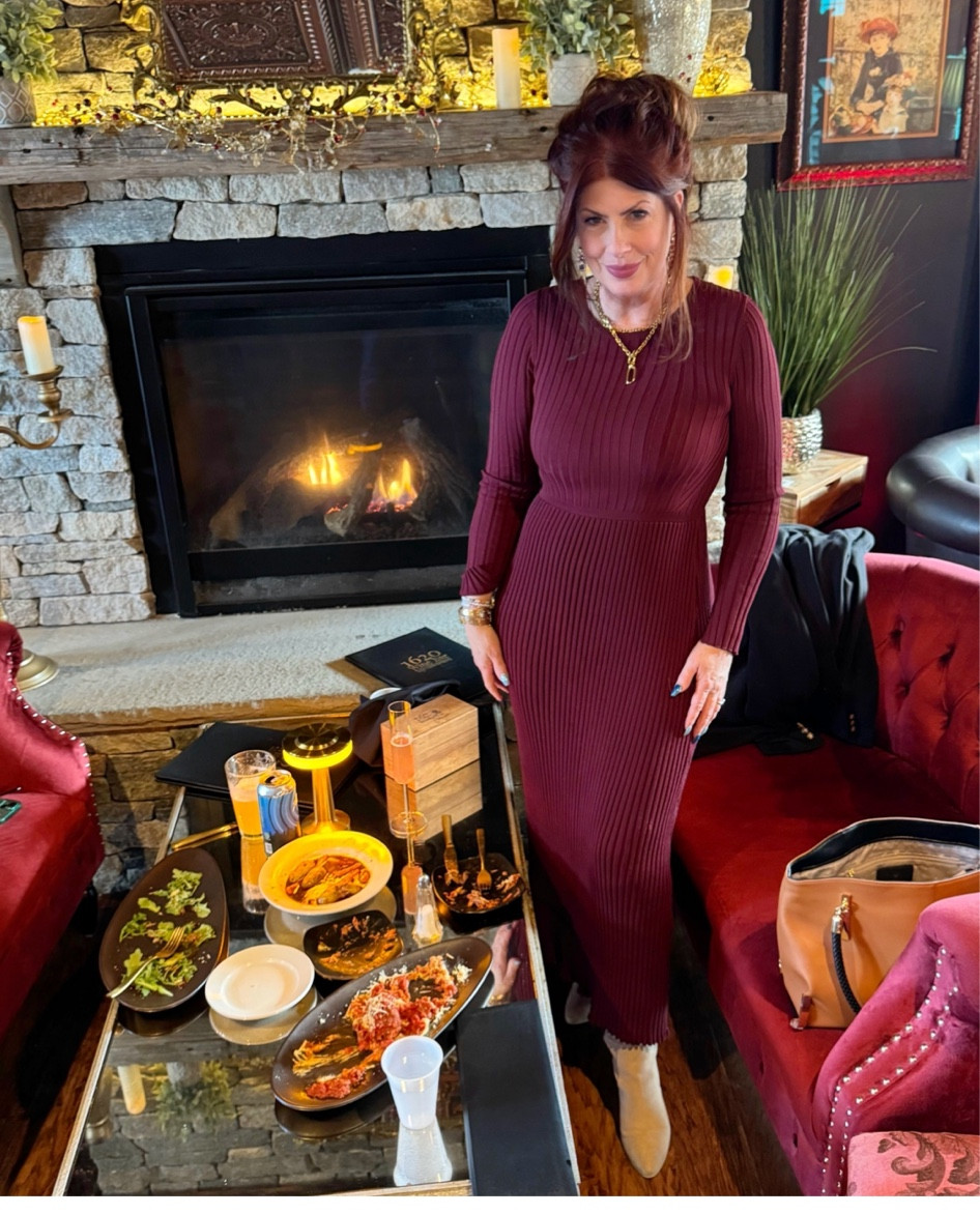 OOTD. FALLS OFFICIALLY HERE! So bring out the sweater dresses and boots 🥰

#LTKFallSale #LTKSeasonal #LTKSaleAlert