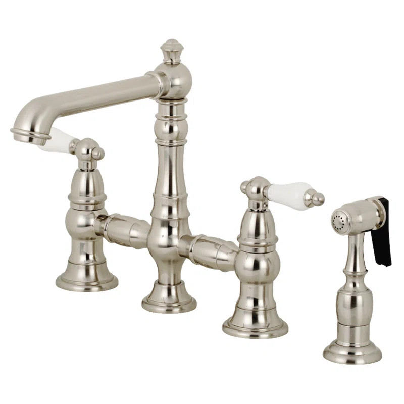 KS7278PLBS English Country Touch Bridge Faucet | Wayfair North America