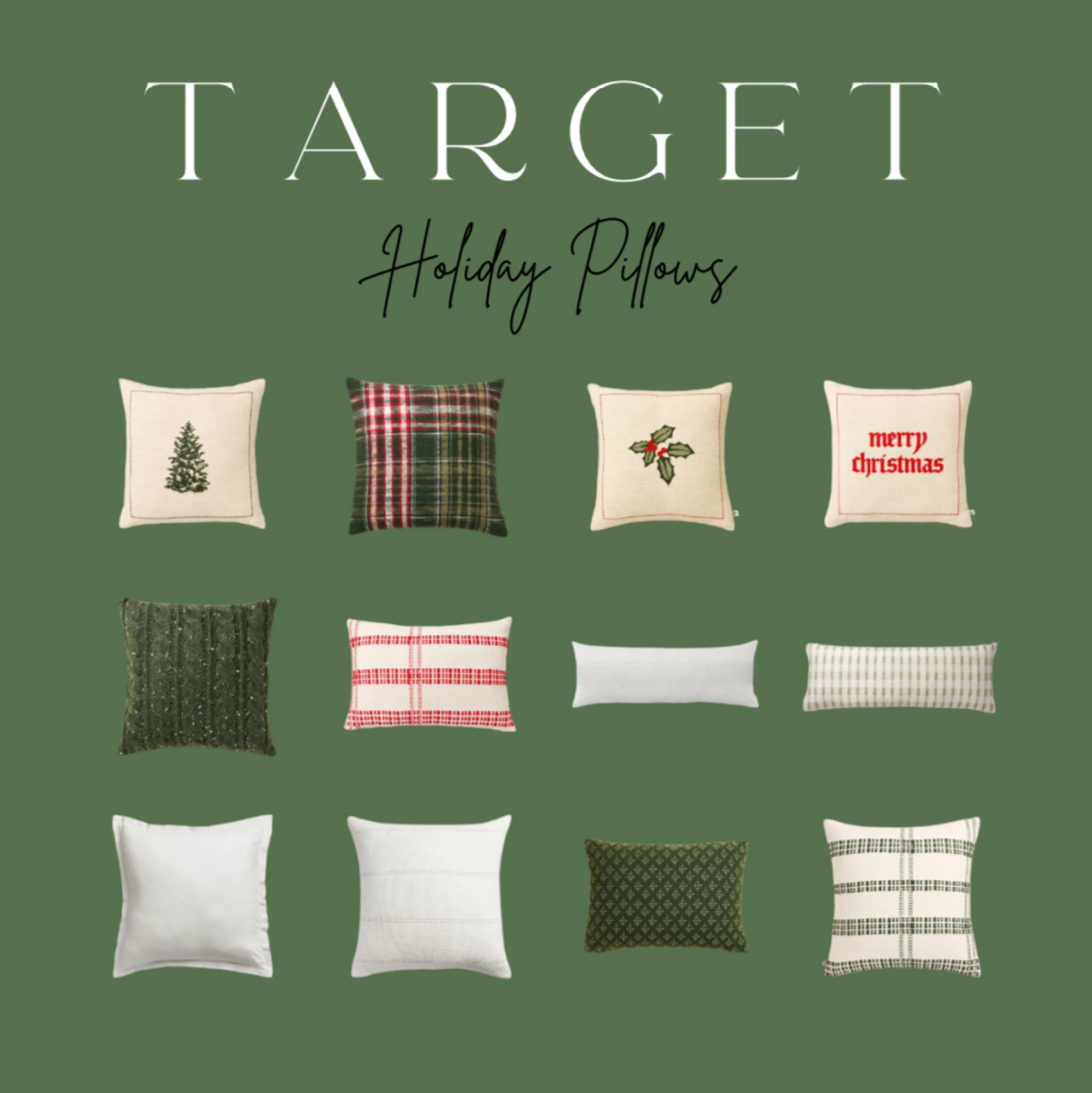 Holiday Pillow round up! 

#LTKHome #LTKHoliday #LTKSeasonal