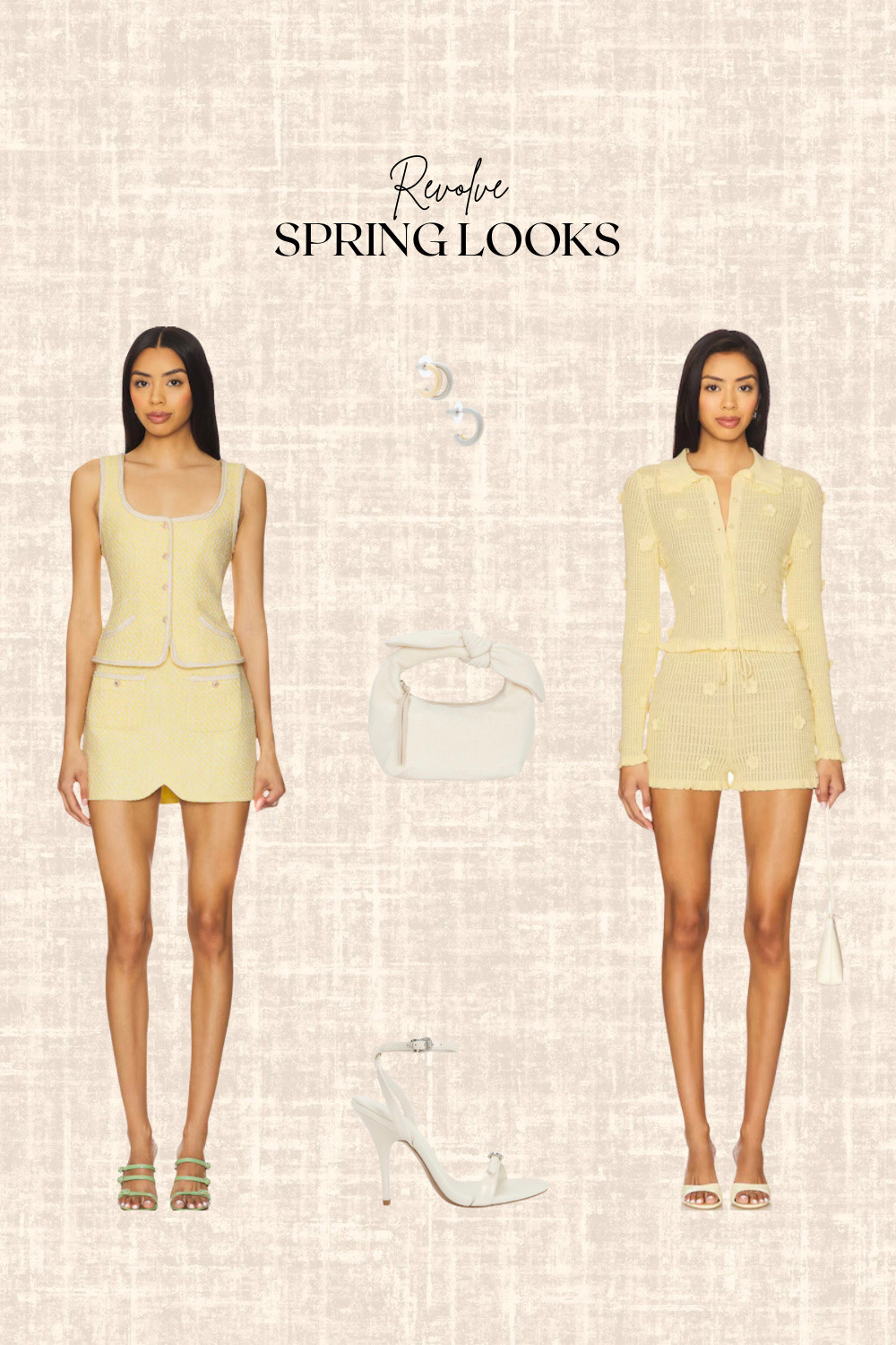 Revolve Spring Looks! 

Top, skirt, butter yellow, earrings, handbag, heels

#LTKsummer #LTKstyletip #LTKtravel