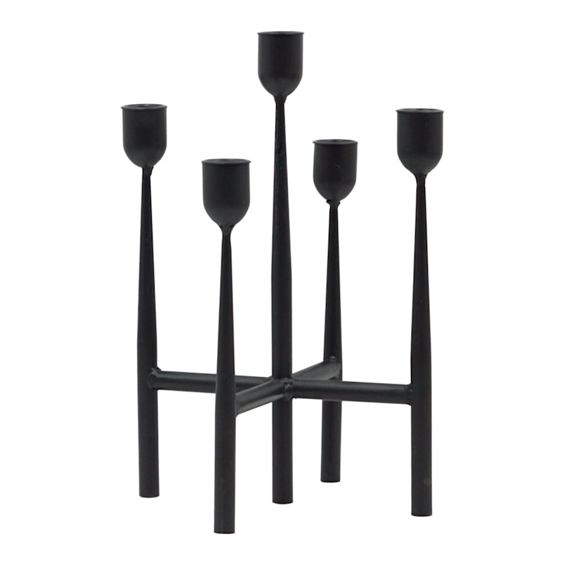 Black Multi Taper Candle Holder, 8x12 | At Home