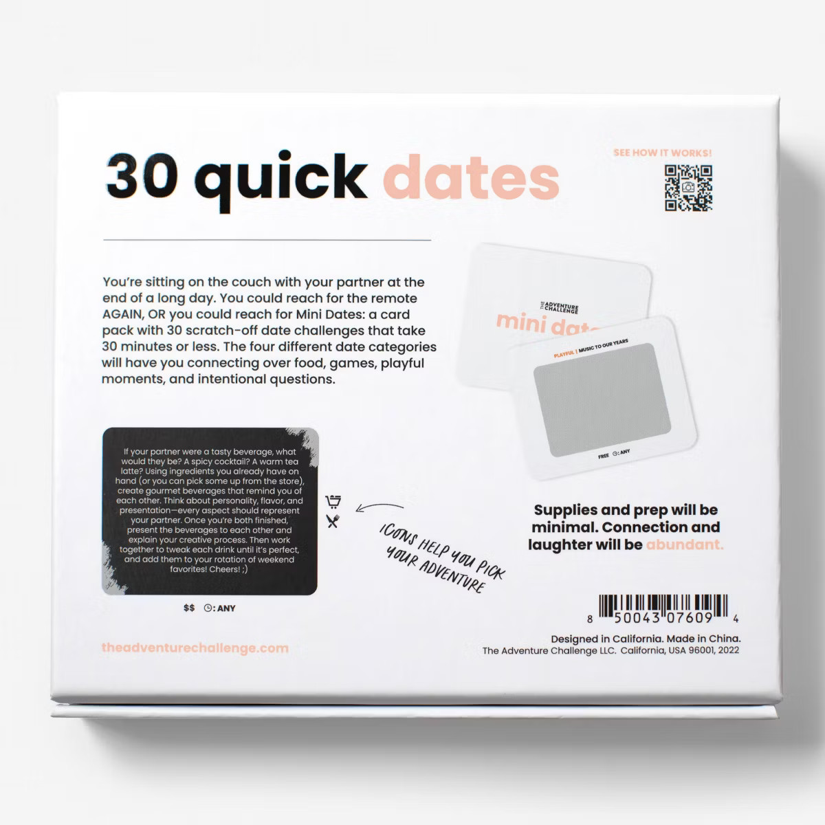 The Adventure Challenge Couples Game Mini Dates | Target