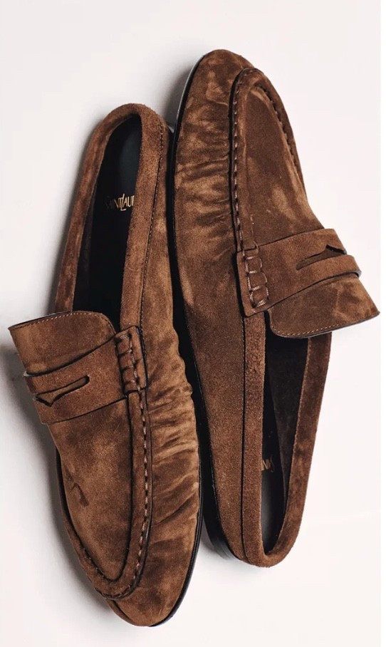 And a soft suede loafer :) 