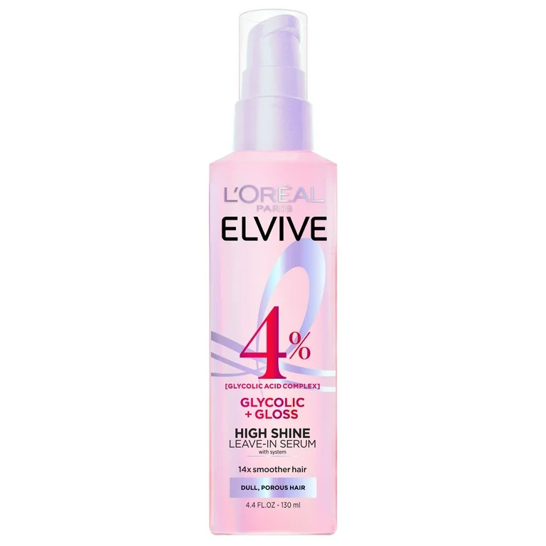 L'Oreal Paris Elvive Glycolic Gloss Shine Enhancing Serum, 4.4 fl oz | Walmart (US)