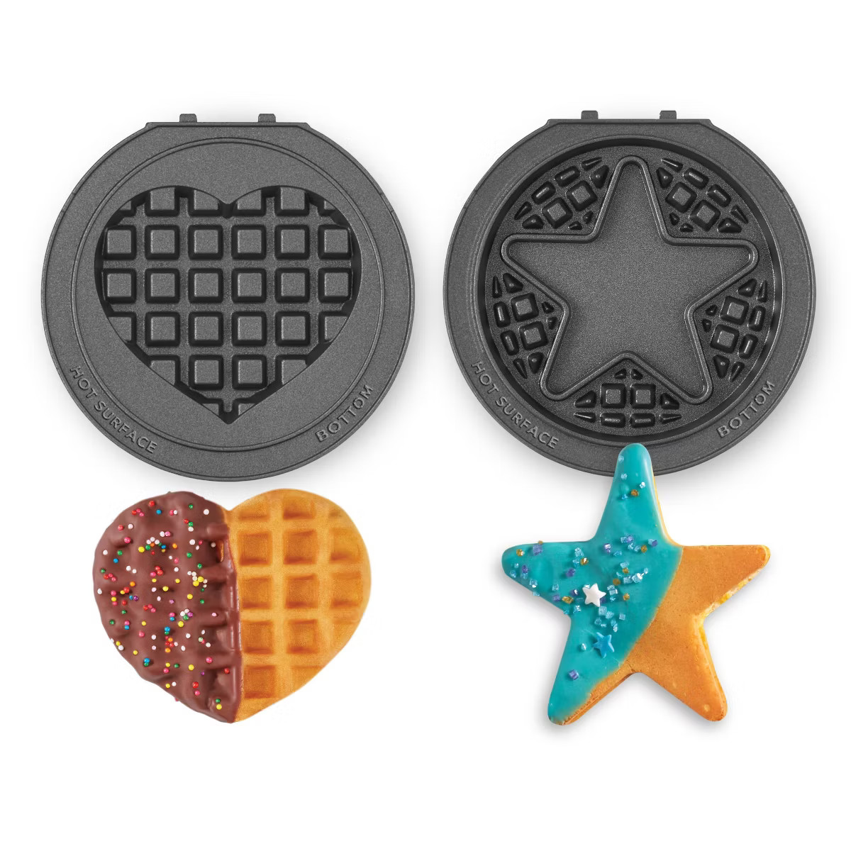 Dash 2pc Removable Plate Set Heart & Star | Target