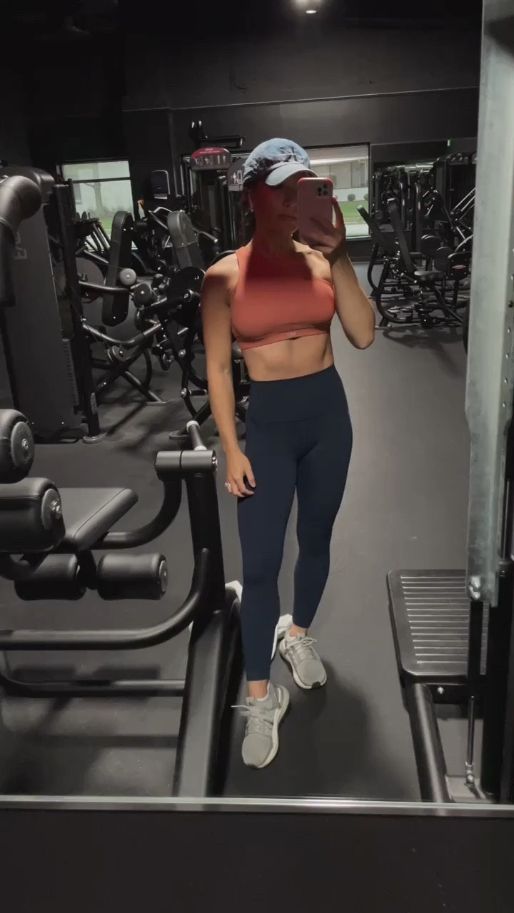 One shoulder sports bra- size 6

Align leggings- 25” size 0

Adidas ultraboost- size down half, wearing size 5

#LTKfitness #LTKstyletip #LTKfindsunder50