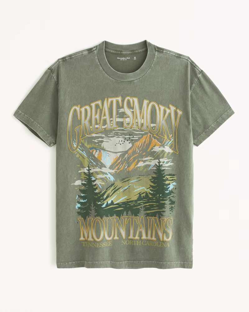 Great Smoky Mountains Graphic Tee | Abercrombie & Fitch (US)