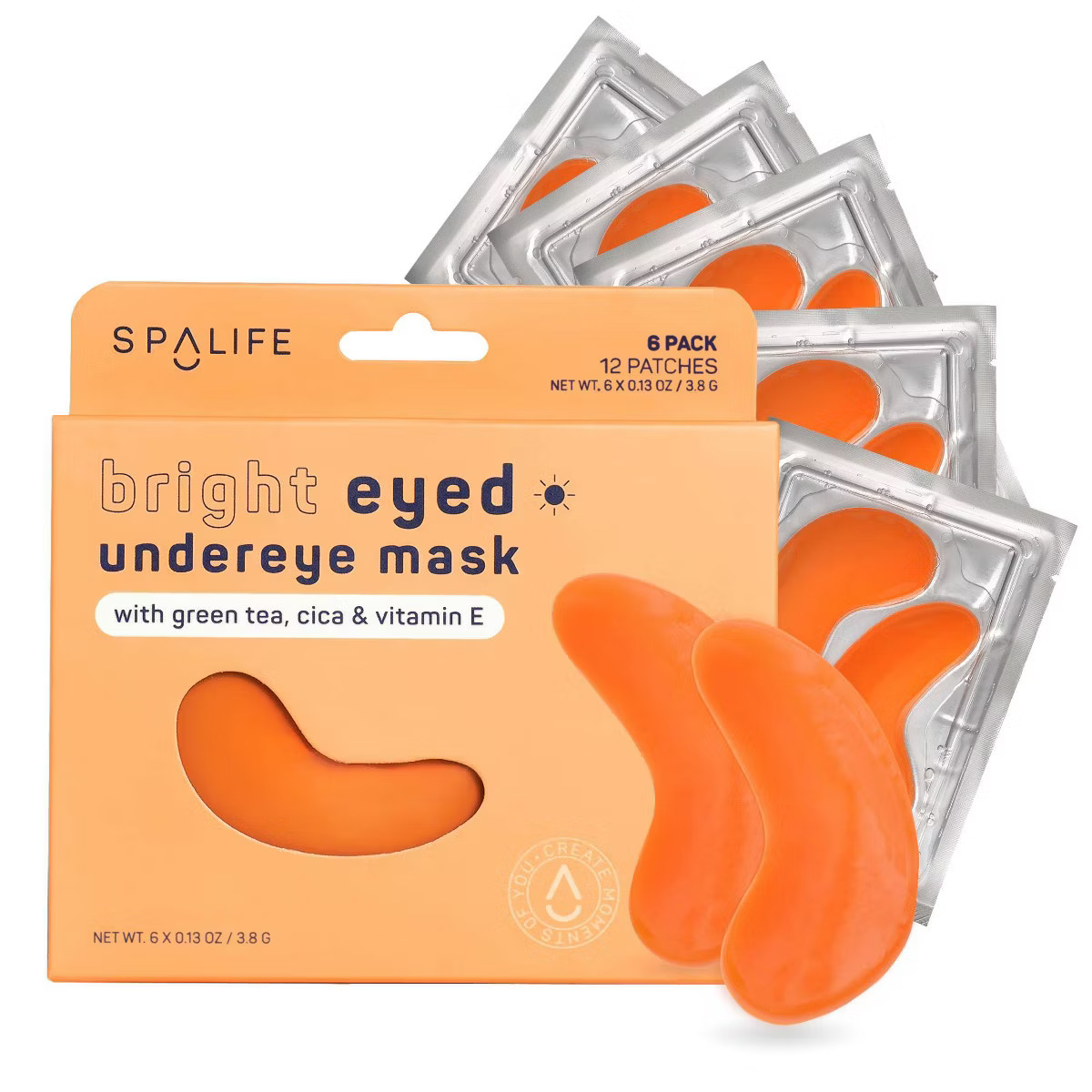 SpaLife Brightening Undereye Mask - Bright Eyed - 6ct | Target