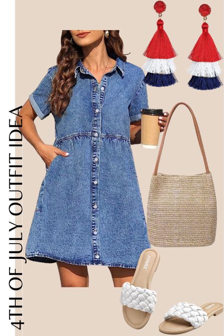 4th of July outfit idea. July 4th outfit. Amazon july 4th  

#LTKshoecrush #LTKstyletip #LTKunder50