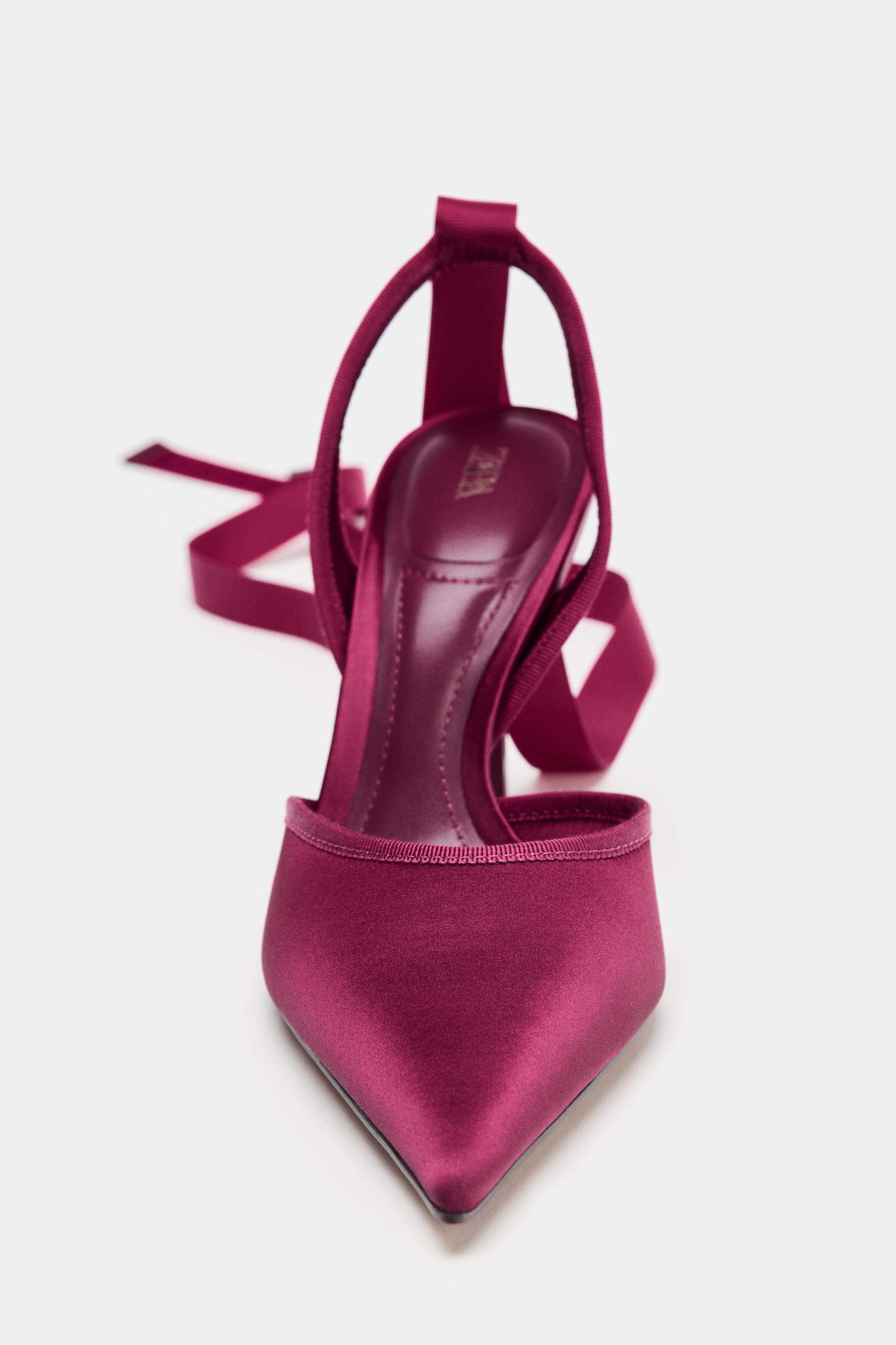 SLINGBACK ANKLE STRAP HEELS | Zara US