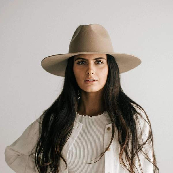 Emma Wide Brim Fedora | Gigi Pip