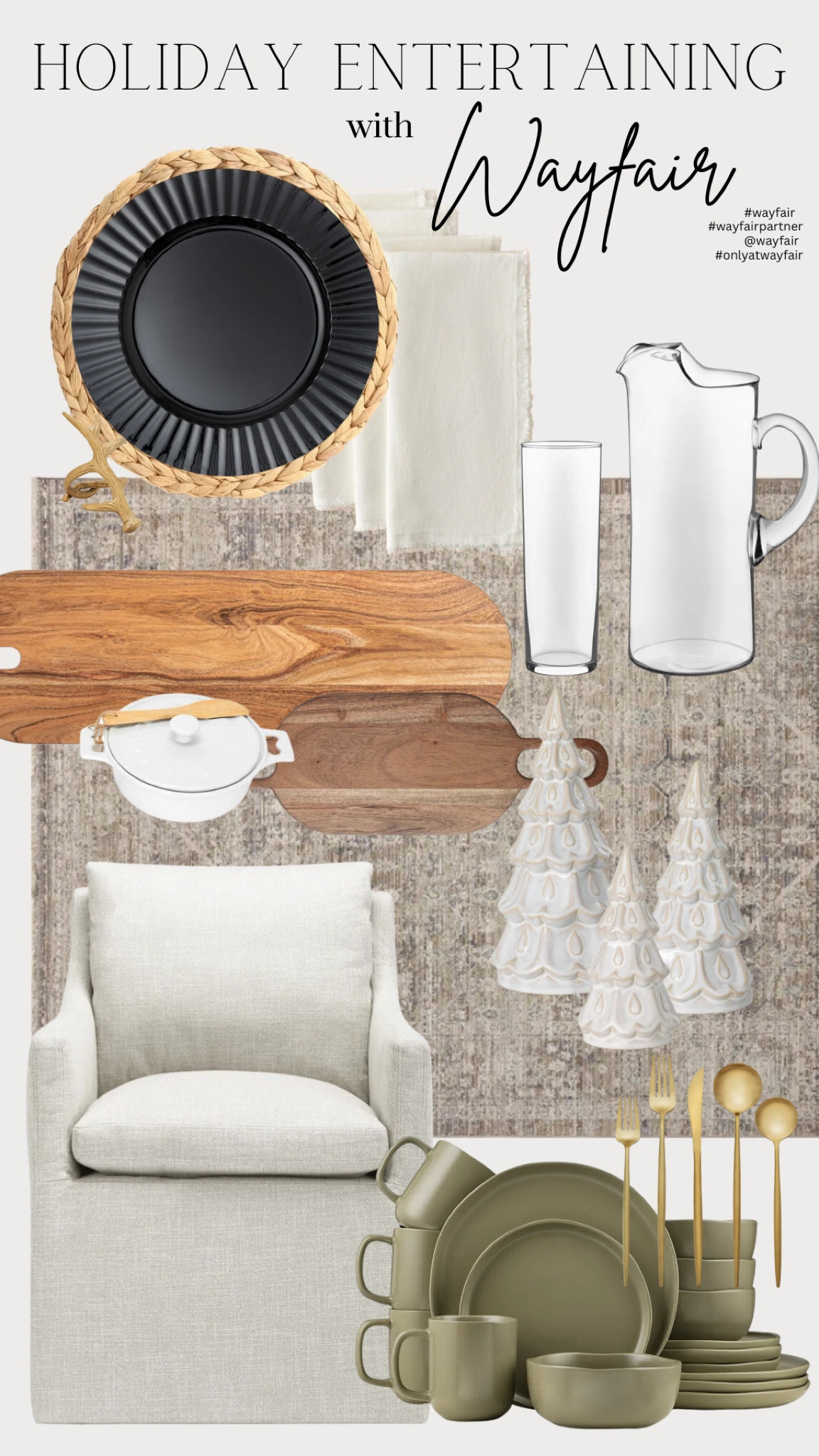 Are you hosting this holiday season? Want me to let you in on my entertaining secret? It’s Wayfair! 

From dining furniture to dinnerware and decor, they’ve got everything I need to make my holidays unforgettable.

I’ve linked my key pieces for holiday entertaining like these gorgeous green stoneware plates, beautiful table linens, holiday decor, and my new favorite comfy upholstered dining chairs. 

#WayfairFinds @wayfair #wayfair #onlyatwayfair #wayfairpartner #holidayseason #holidayentertaining #homedecor #dinnerware #tablesetting #modernfarmhouse 

#LTKHome #LTKSeasonal #LTKHoliday

#LTKHome #LTKHoliday #LTKSeasonal