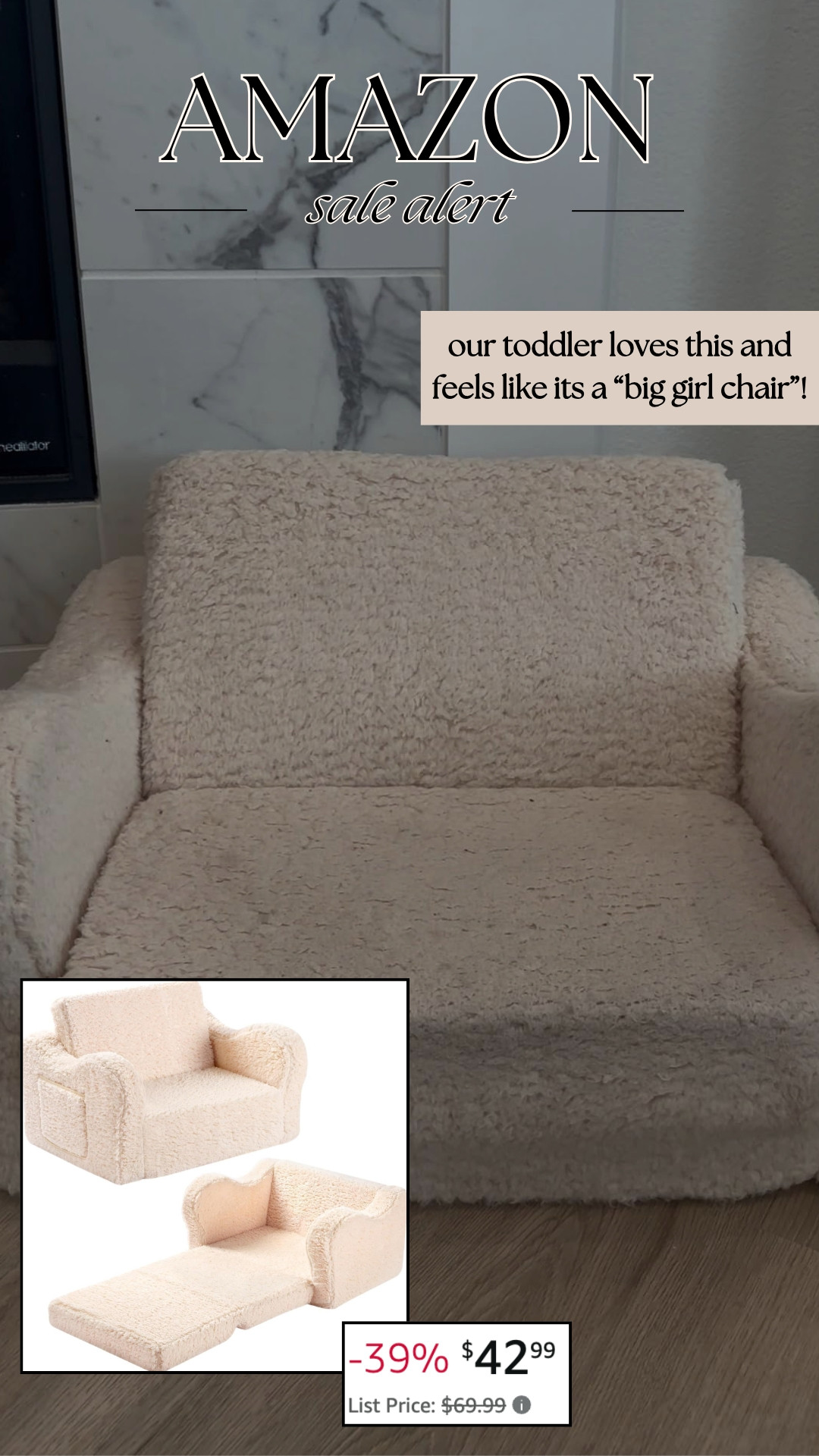 Amazon sale alert!! We love this chair at home for my toddlers "big girl chair!"  

 #LTKHome #LTKSaleAlert #LTKKids