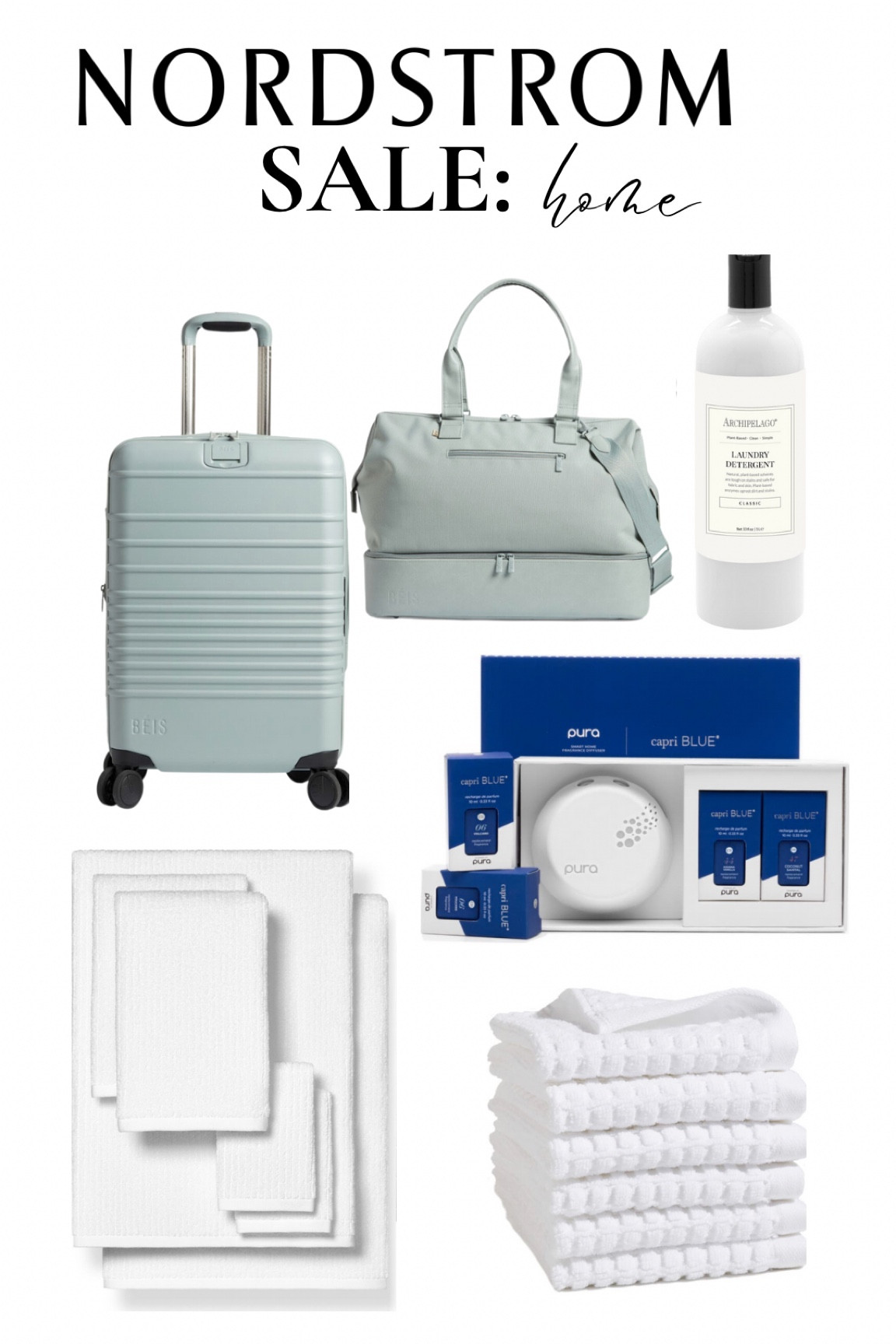 My home picks from the Nordstrom sale! Such a great deal on BEIS. I love the weekender and the carry on so much! I also will be grabbing another Pura for my house. 

#LTKhome #LTKxNSale #LTKunder100