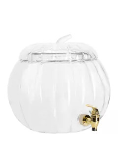 2.3 Gallon Pumpkin Shaped Clear Beverage Dispenser | Belk