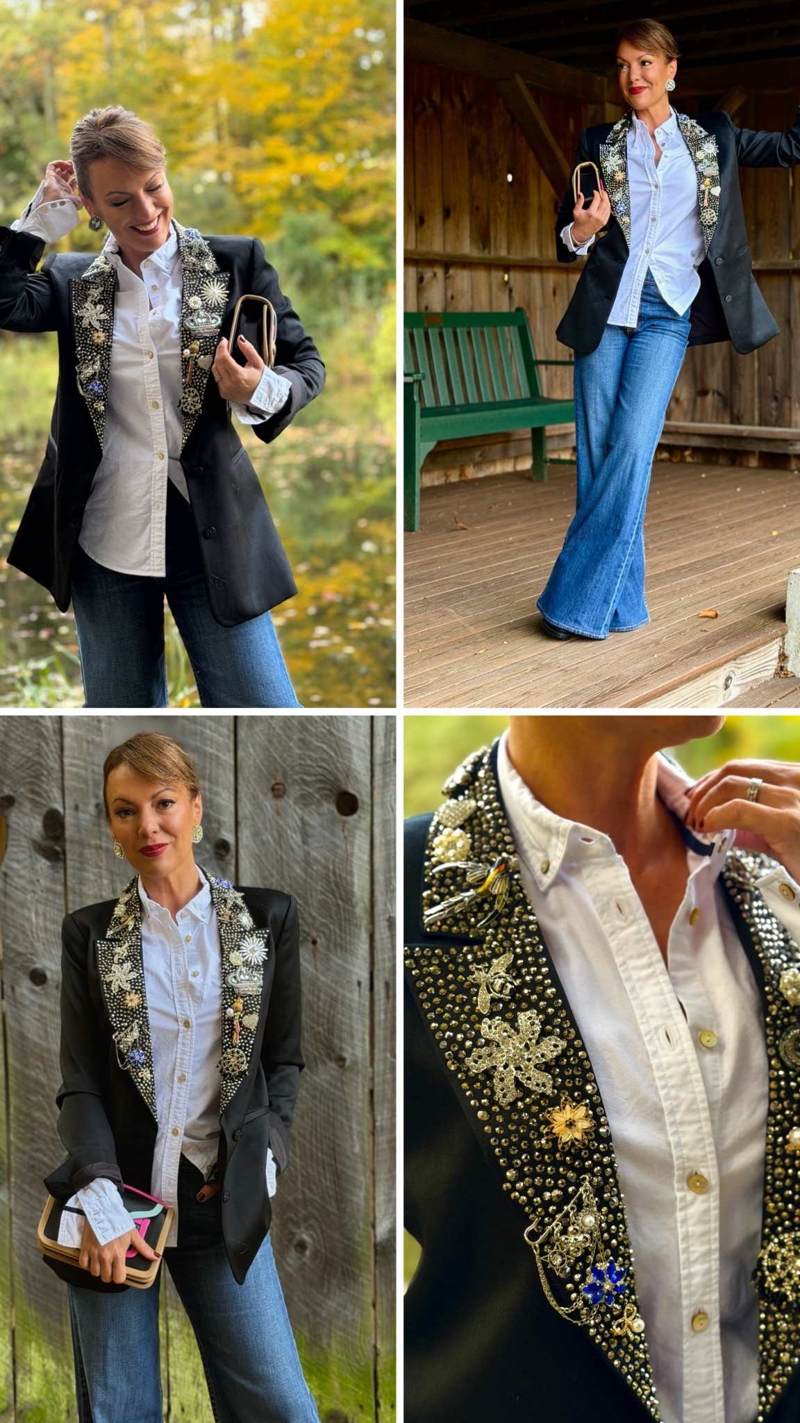 This is seriously the cutest blazer! I love how detailed & classy it is. This jacket is also so easy to dress up or down 🤍

Alice & Olivia - Style tips - Trendy fashion 

#LTKSeasonal #LTKStyleTip