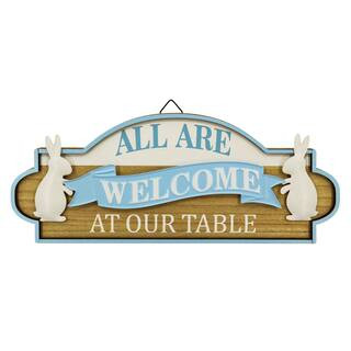 All Are Welcome Bunny Wall Art by Ashland® | Michaels | Michaels Stores