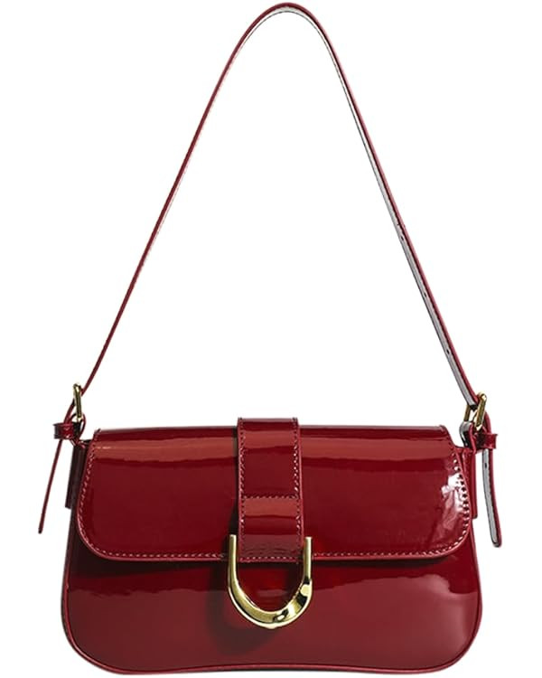 Small Shoulder Bag Y2K Purse for Women Crocodile Handbag Clutch Purse Classic Retro Crossbody Bag... | Amazon (US)