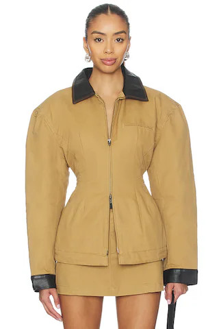 Bubish Olivia Cinched Country Jacket in Tan from Revolve.com | Revolve Clothing (Global)