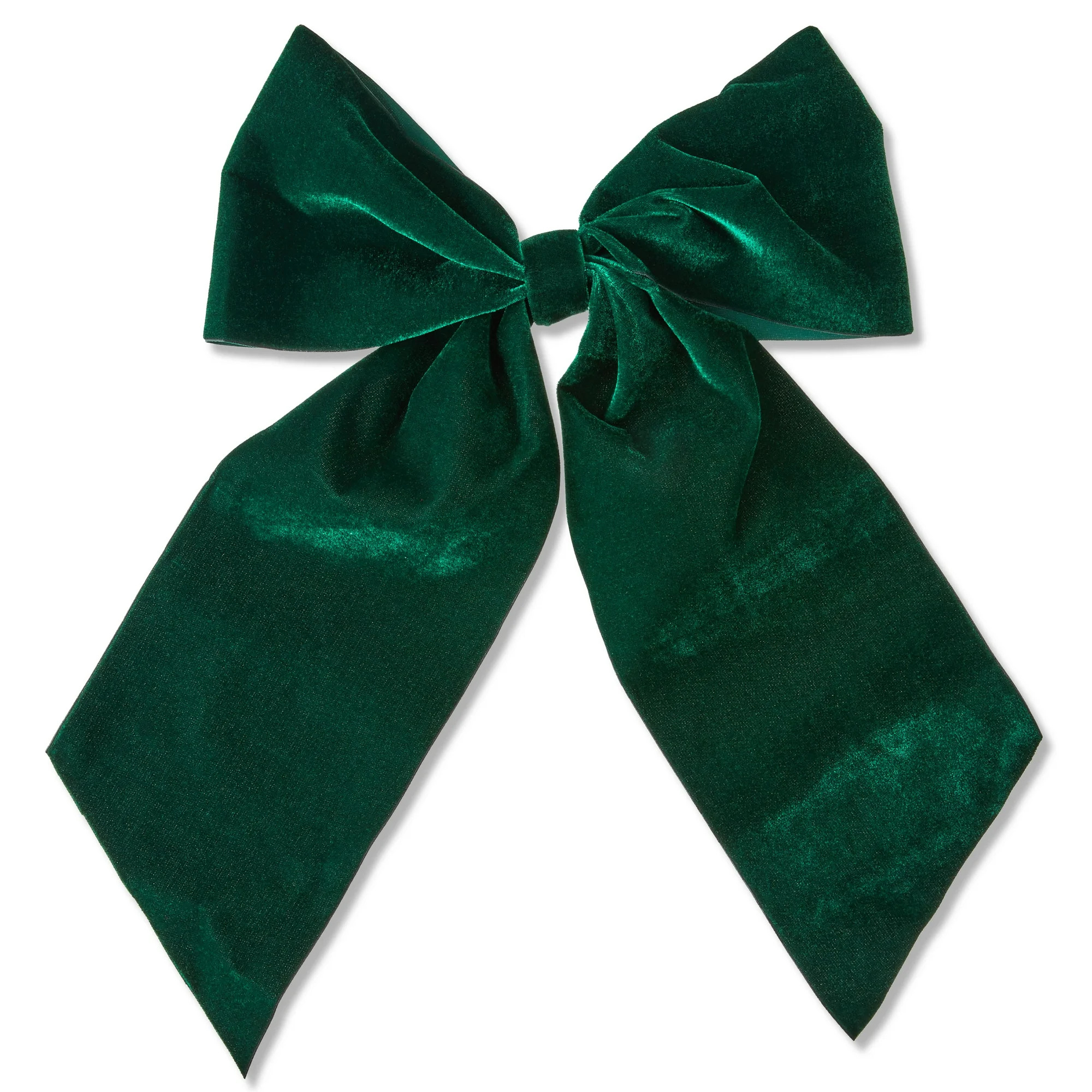 Green Velvet Christmas Tree Topper Bow, 20", by My Texas House | Walmart (US)