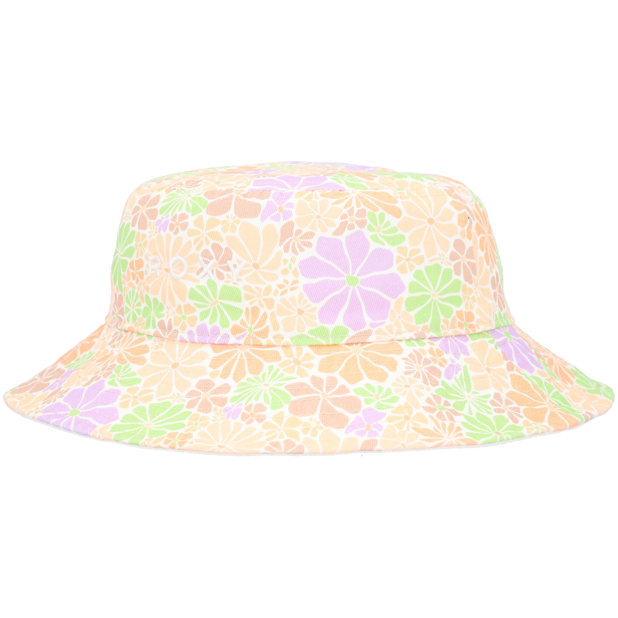 Girls Youth Roxy White Tiny Honey Bucket Hat | Fanatics