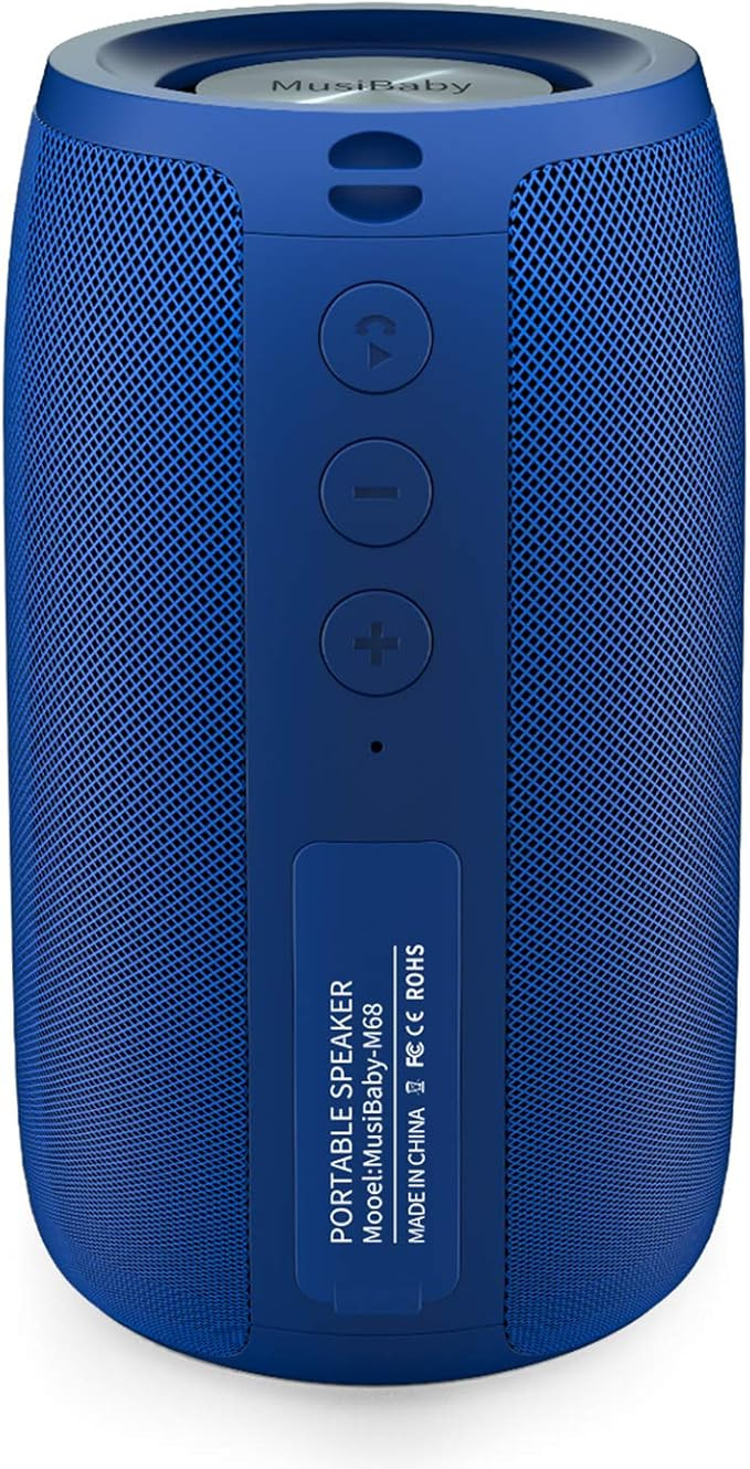 Bluetooth Speaker,MusiBaby Speaker,Wireless,Waterproof,Outdoor,Portable Speaker,Dual Pairing,Loud... | Amazon (US)