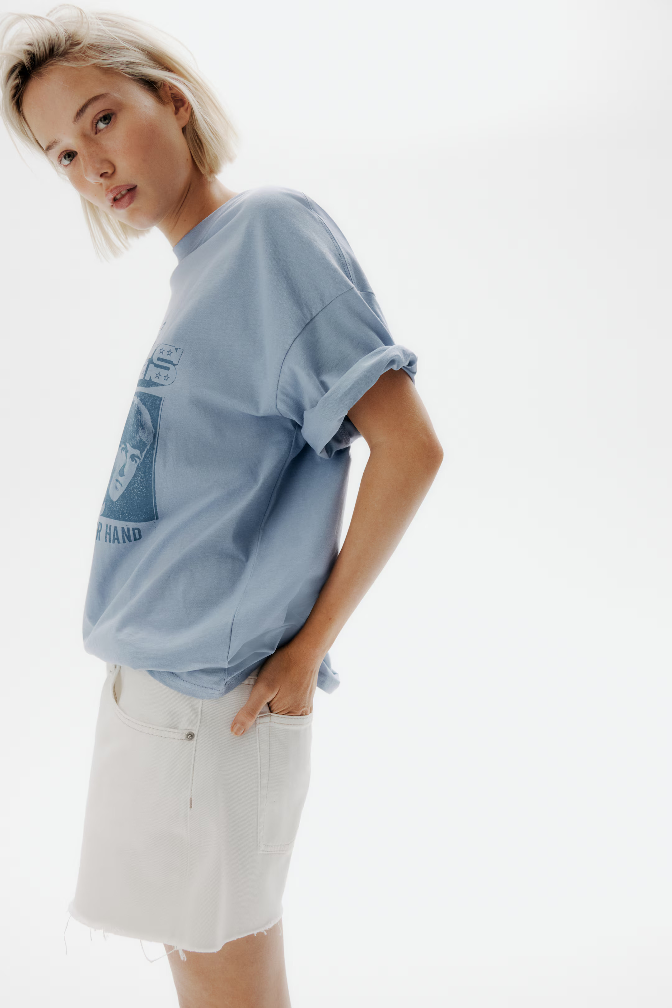 Oversized Printed T-Shirt | H&M (US + CA)