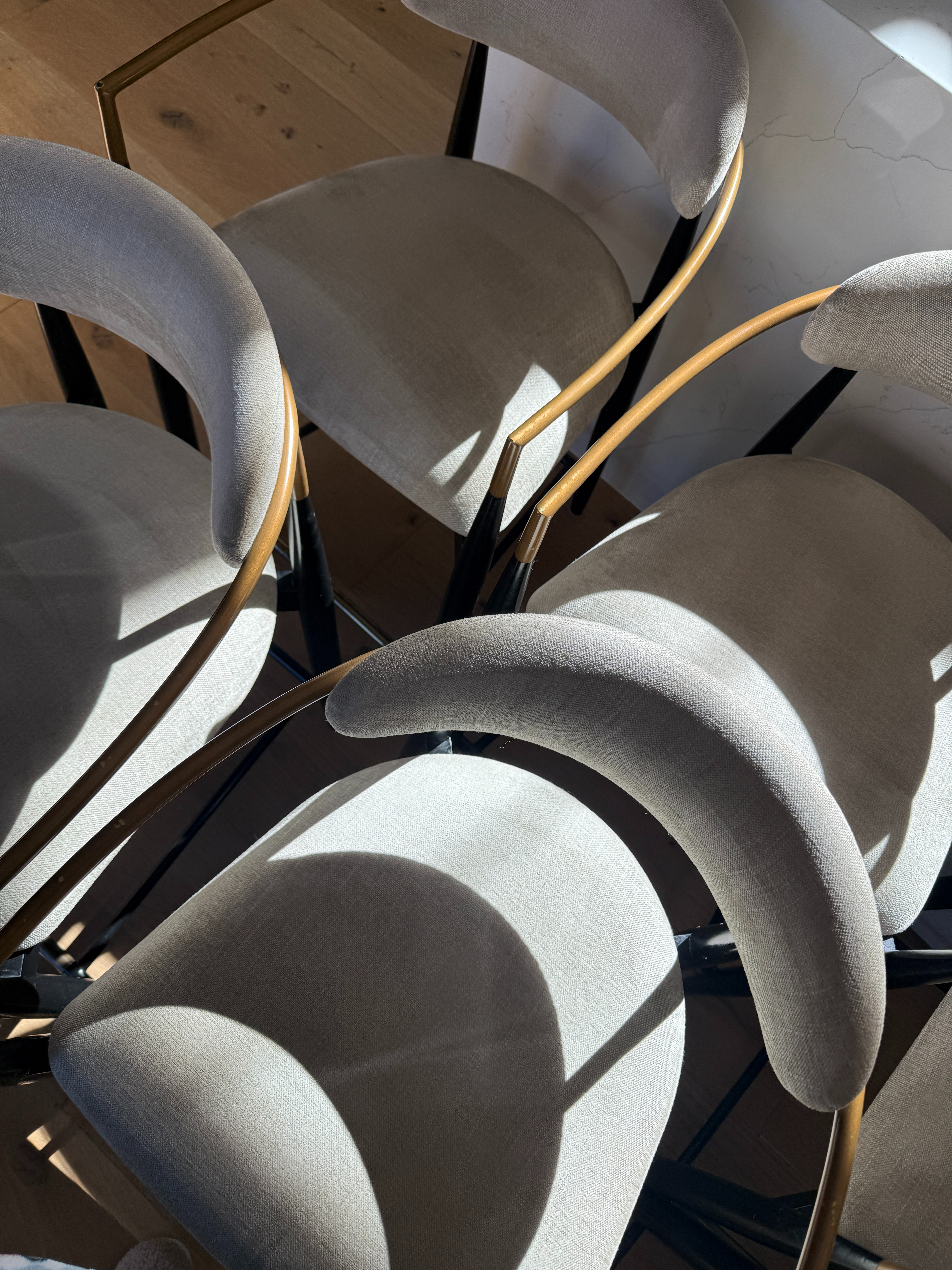 I recently got my counter stools and rugs cleaned. Looking brand new! They come in a lot of different color variations. This is a performance fabric.  

 #LTKdayinmylife #LTKmomlife #LTKHome