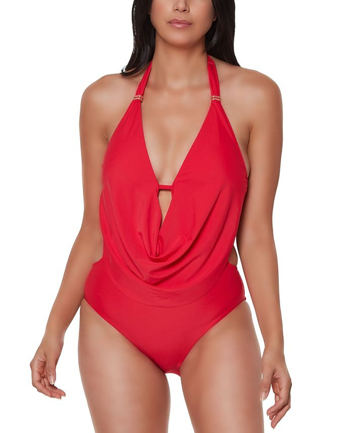 Bar III Cowl Halter Tankini Top & Hipster Bikini Bottoms, Created for Macy's & Reviews - Swimsuit... | Macys (US)
