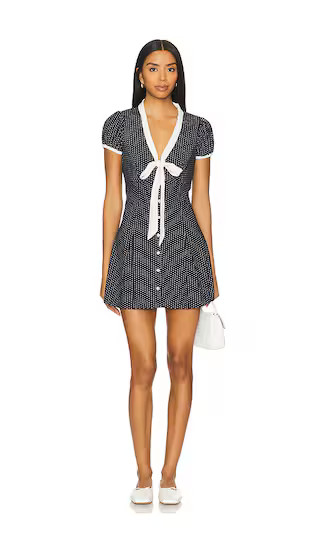 Manhattan Crepe Dress in Polka | Revolve Clothing (Global)