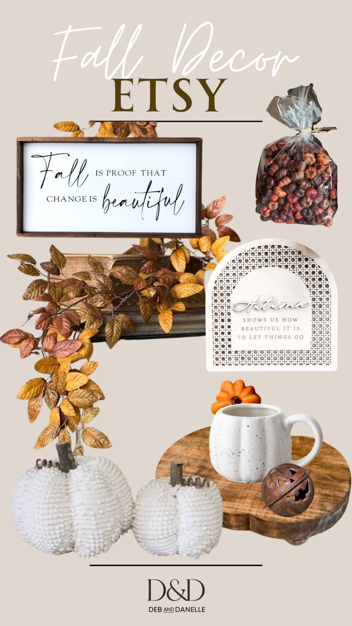 We have begun transition our home decor over to warm, earth-toned items for Fall. Here are some great Fall home decor items from Etsy to begin transitioning your home from Summer to Fall. 

#LTKHome #LTKSeasonal #LTKFindsUnder50