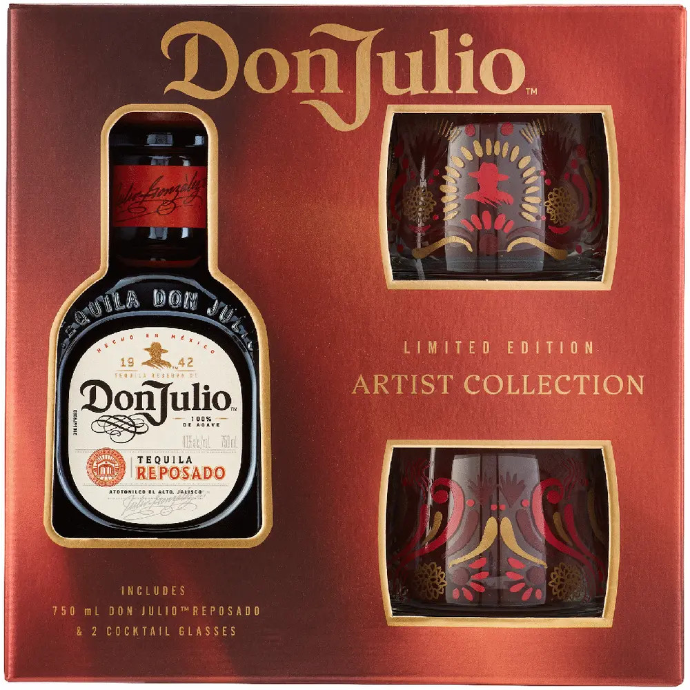 Don Julio Reposado with Two Rocks Glasses | Total Wine