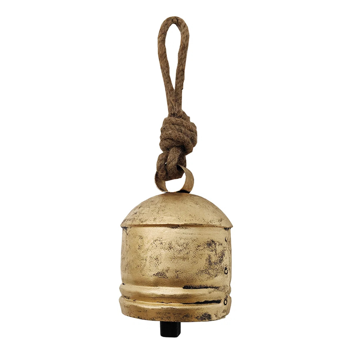 Iron Hanging Bell - Set of 6 - 3.5"Dia. x 5" - Gold | Wayfair North America