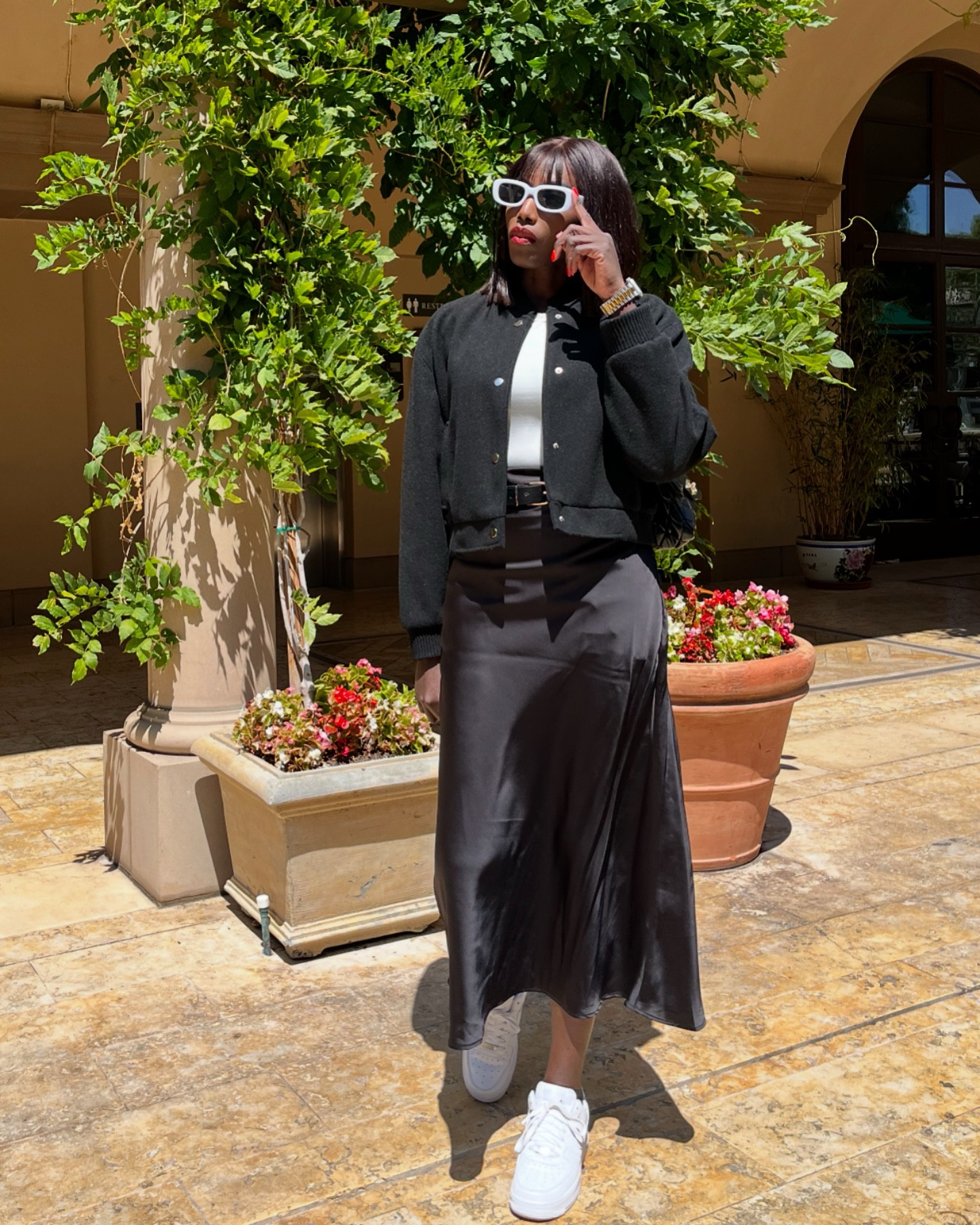 Embracing the season in style with my go-to bomber jacket-perfect for layering as the weather cools down. Paired it with a sleek satin silk skirt, which has quickly become one of my wardrobe staples this year! The best part? It’s so versatile, I can easily wear it to the office or dress it up for a casual outing. 

What are your thoughts ladies ?

Jacket: @zara ( there’s a similar jacket here from Shein! And it’s cheaper!)
Sneakers: @nike 
Top/skirt: @sheinofficial 

#pintrestinspired #howtostyle #outfitinspirations #modest #minimalfashionblogger #falllooks #ootd #minimalstyledaily #lastyleblogger #streetwear #fallfashion #styleblogger #fashionblogger #falloutfitinspo

#LTKSaleAlert #LTKWorkwear #LTKStyleTip