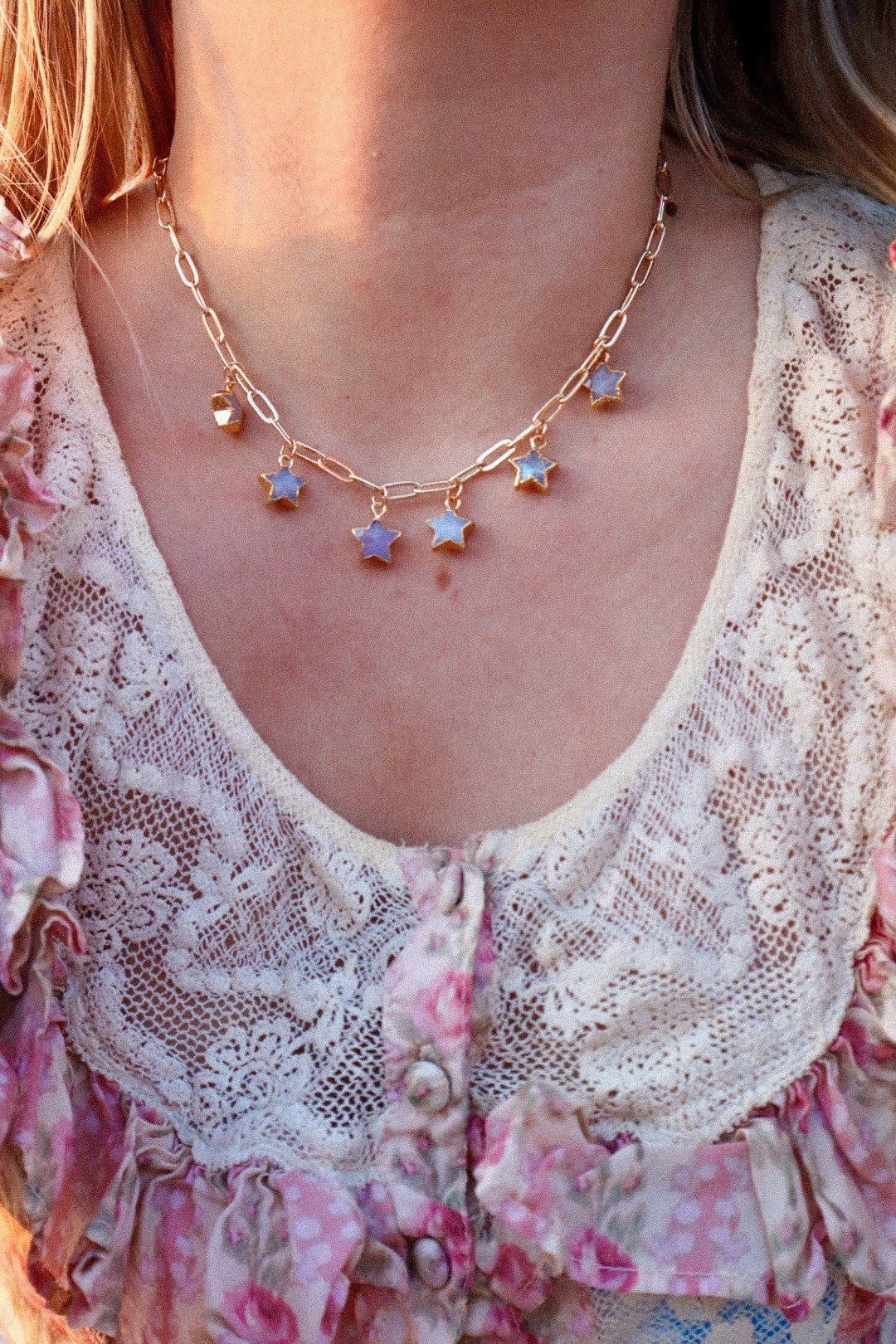 Love the Twinkle Star Necklace ✨ Made with natural moonstone!

#necklace #gemstone #jewelry #gift #giftidea 

#LTKStyleTip #LTKFindsUnder100