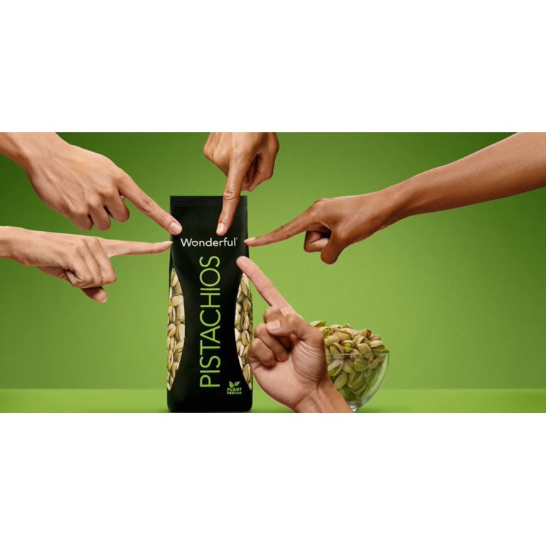 Wonderful Pistachios, No Shell, Roasted & Salted 0.75 oz Bag (9 count) - Walmart.com | Walmart (US)