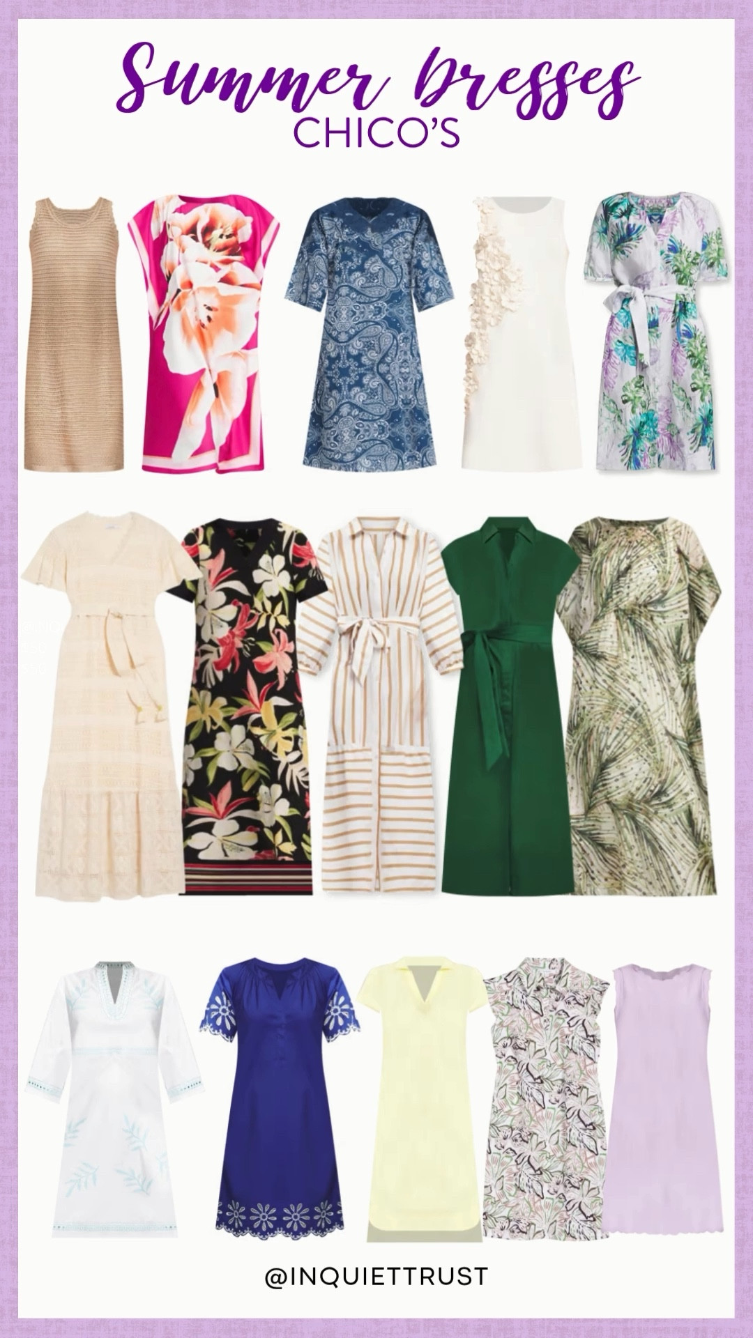 Find your ideal summer dresses at Chico's, where modest cuts and lovely prints combine for a truly elegant wardrobe! Get 40% off when you buy 2 or 25% off when you purchase one item.
#modestlook #sundaysbest #churchday #picnicoutfit #onsalenow

#LTKSaleAlert #LTKStyleTip #LTKSeasonal