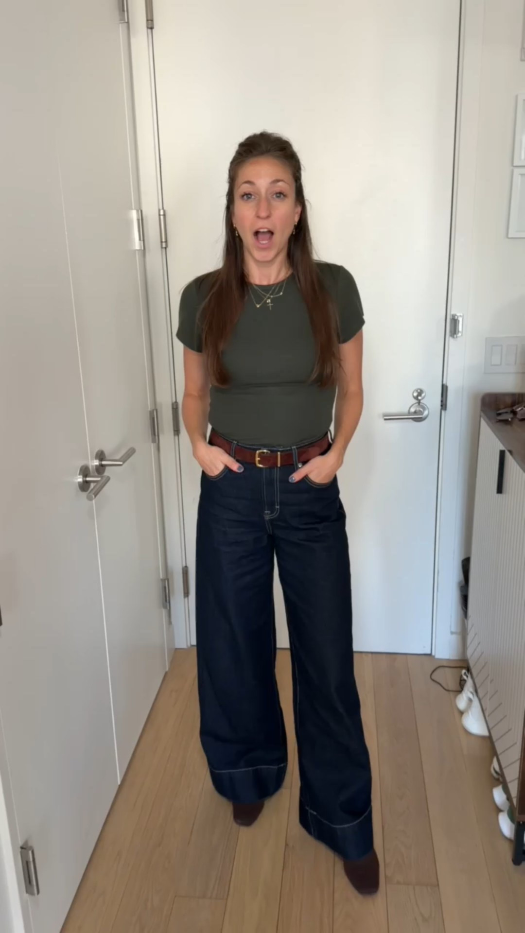 I felt so confident in my outfit today! Super elevated but basic look! These Nuuds tops are so buttery soft and my jeans from Vici are super comfortable as well as flattering! 

#LTKFallSale #LTKFindsUnder100 #LTKStyleTip