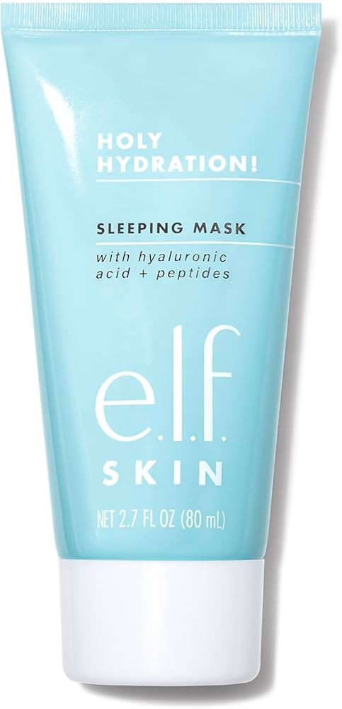 e.l.f. SKIN Holy Hydration! Sleeping Mask, Moisturizing & Plumping Dual-Use Sleep Or Rinse-Off Fa... | Amazon (US)