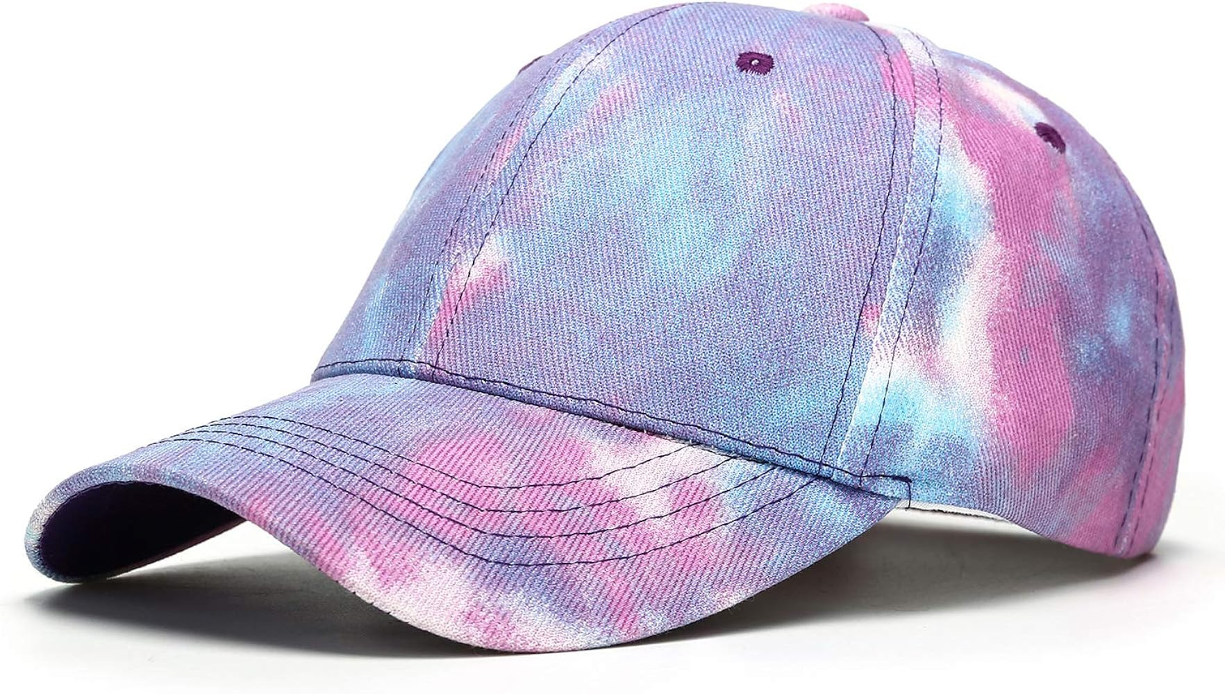 BEARUN Cotton Tie Dye Low Profile Cap Hiphop Baseball Cap Fashion Dad Hat | Amazon (US)