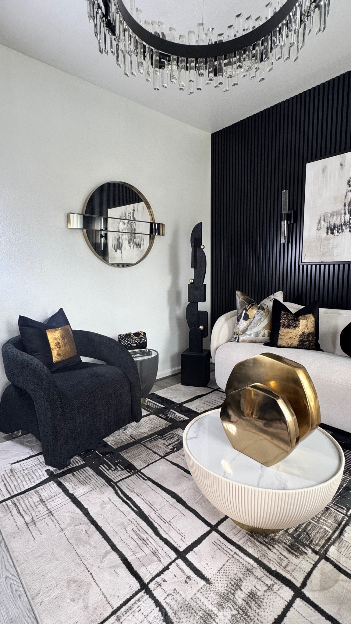 Modern Glam Living Room